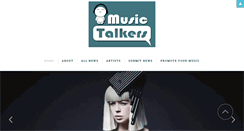 Desktop Screenshot of musictalkers.com